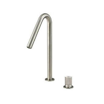 TREEMME 22mm Смеситель для кухни на 2 отверстия, цвет: нержавеющая сталь