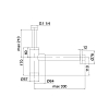 Treemme 3.6mm Сифон для раковины, цвет: нержавеющая сталь