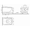TOTO Neorest WX1 Комплект: унитаз подвесной 66x45см., сиденье, инсталляция, клавиша смыва, Cefiontect, Rimless, цвет: черный матовый