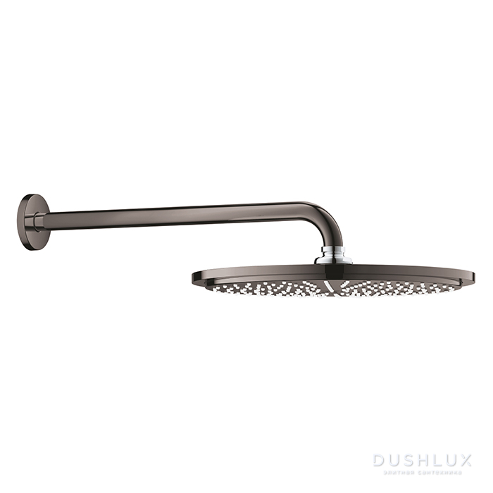Фото Grohe Rainshower Cosmopolitan Верхний душ 31см., настенный, цвет: темный графит глянец