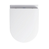 Duravit ME by Starck Комплект: унитаз подвесной Compact Rimless, 37x48см 253009 + сиденье с микролифтом: 002019, цвет: белый