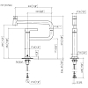 Dornbracht Tara Ultra PIVOT Смеситель для кухни, 1 отв., цвет: латунь