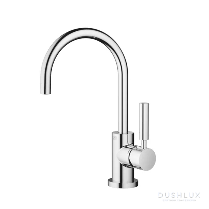 Фото Dornbracht Tara Смеситель для раковины,на 1 отв., с донным клапаном, цвет: хром