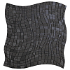 Sergio Savino Volo Decorato Микромозаика 29.5х31.5см, настенная, цвет: Nero Africa