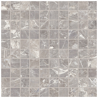 Provenza Unique Marble Керамогранит 30x30x0.95см, глазурованный, универсальная, цвет: Mosaico Moon Grey Silktech