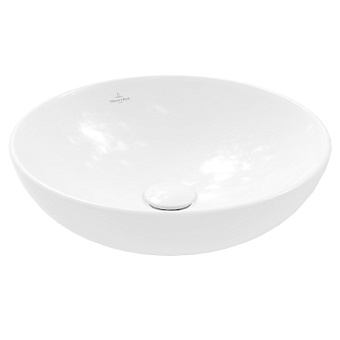 Villeroy&Boch Loop&Friends Раковина 42х42см., накладная, без отв., без перелива, цвет: альпийский белый