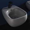 Flaminia Fluo Биде 54.5х41хh23см., подвесное, с 1 отв., цвет: cenere