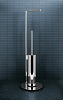 Colombo Mini Стойка напольная с держателем туалетной бумаги, ерш H61,5cм D18cм , цвет: хром
