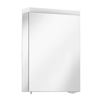 Keuco Royal Reflex.2 Зеркальный шкаф 70x50см., Sx, подвесной, LED подсветка, цвет: алюминий серебристый анодированный
