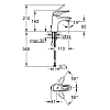 Grohe Eurostyle Смеситель для раковины, на 1 отв., цвет: хром