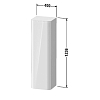 Duravit Happy D.2 Plus Шкаф навесной 40x36х133см с 3 стеклянными полками петли слева, подвесной, цвет: stone grey satin matt