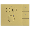 Ideal Standard Ceratherm Navigo Solos Смеситель для душа, встраиваемый, термостатический, цвет: PVD Brushed Gold (Шлифованное Золото)