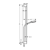 Hansgrohe Pulsify Душевой гарнитур, настенный, цвет: черный