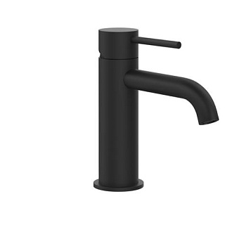 Gessi 316 Смеситель для раковины, на 1 отв., без донного клапана, излив 15.6см, h=20см., цвет: Black XL