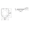 Laufen Pro New Сиденье Special съемное, для 82095.6/9, 82096.0/4-6, 82295.2/6, 82595.2, цвет: белый