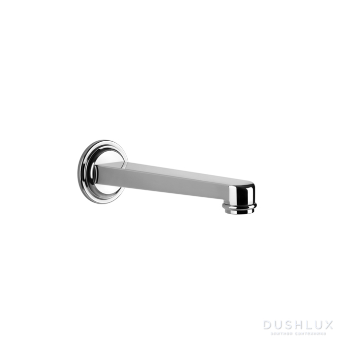 Фото Gessi Venti20 Излив для ванны, 20.9см., настенный, цвет: хром