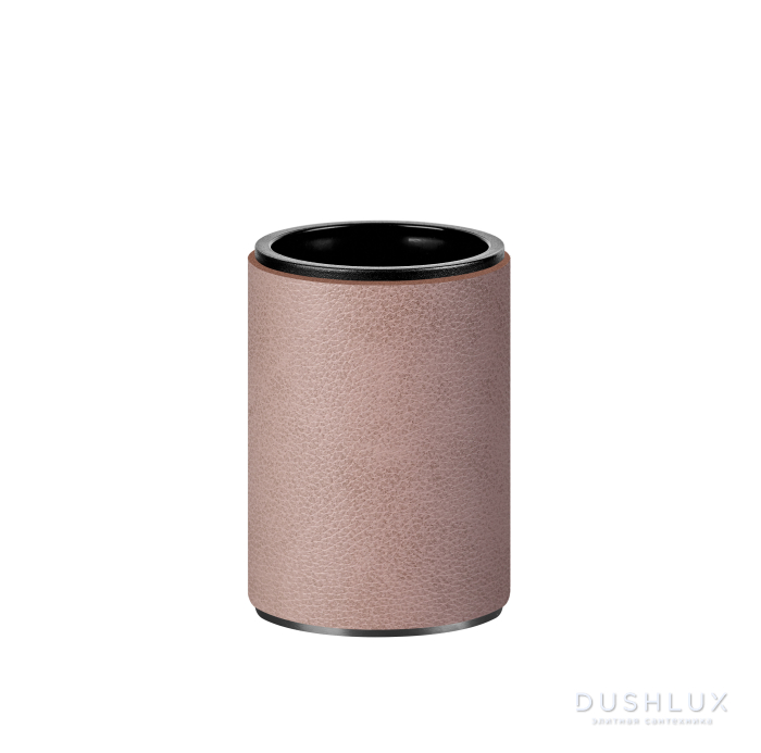 Фото ADJ Стакан для зубных щеток, D7xH10 см., цвет:graphite/пепельная роза
