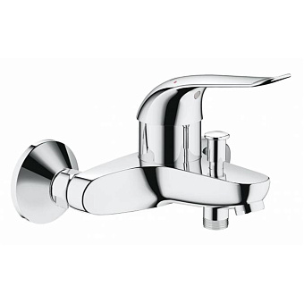 Grohe Euroeco Special Смеситель для ванны, настенный, цвет: хром