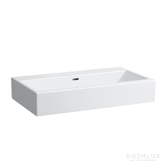 Фото Laufen Living Раковина 80х46х14 см, без отв., цвет: белый