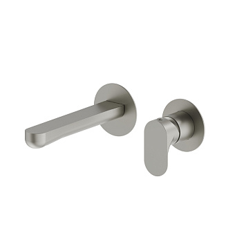 Newform Linfa II Смеситель для раковины, встраиваемый, цвет: titanium satin