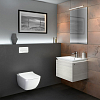 Villeroy&Boch Venticello Унитаз подвесной 37.5x56см, сиденье SlimSeat, микролифт, цвет: альпийский белый