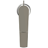 Ideal Standard La Dolce Vita Смеситель для раковины, на 1 отв., с донным клапаном, цвет: PVD Silver Storm (Серебряный Шторм)