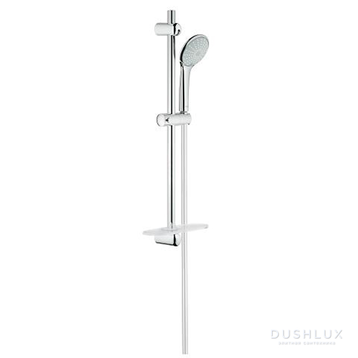 Фото Grohe Euphoria 110 Duo Душевой гарнитур с ручным душем, штангой 60см и шлангом 175см., с функцией EcoJoy, цвет: хром