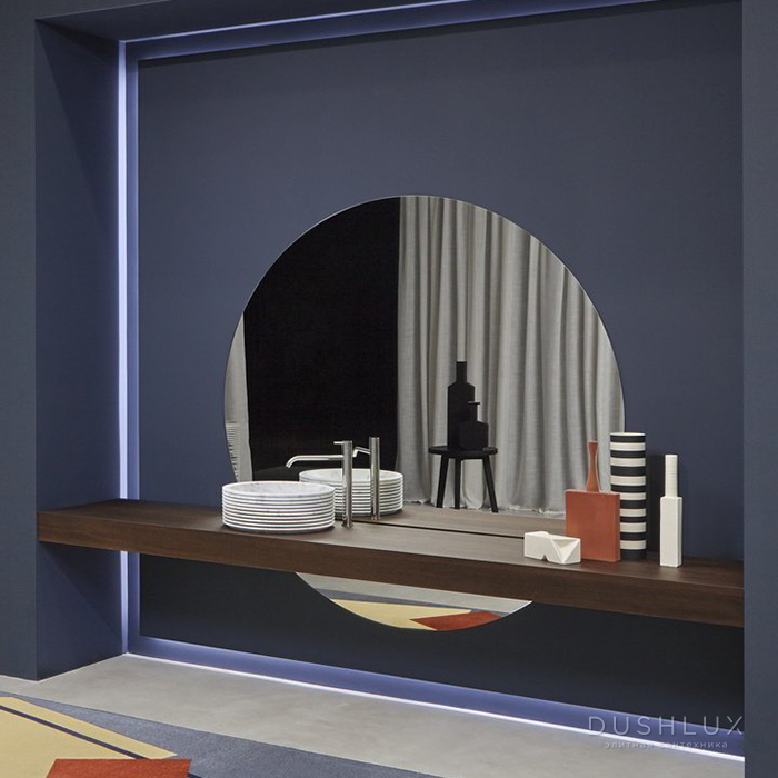 Фото Antonio Lupi Introverso Раковина 45x45 см, без отв., цвет: Marmo Carrara