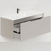 Salini Smile Тумба 100х50х48.5см., подвесная, с раковиной, цвет: Grey