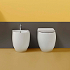 Kerasan Flo Биде напольное 55x37см., 1 отв., цвет: белый
