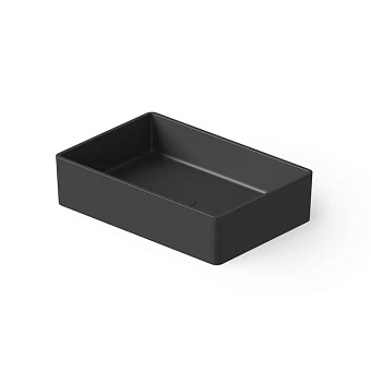 Dea Design Washbasins Раковина 60x40x14.5см., накладная, без отв., Solid Surface, цвет: Black №16
