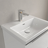 Villeroy&Boch Subway 3.0 Раковина 55х44х16.5см., 1 отв., подвесная, с переливом, цвет: альпийский белый