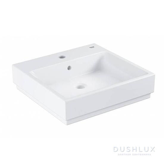Фото Grohe Cube Раковина 50 см, 1 отв., накладная, цвет: белый