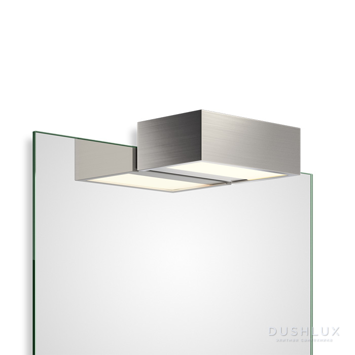 Фото Decor Walther Box 1-15 N LED Светильник на зеркало 15x10x5см, светодиодный, 1x LED 18.4W, цвет: никель сатинированный