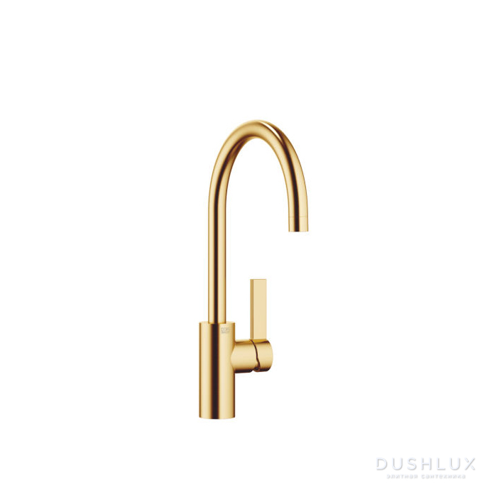 Фото Dornbracht Tara Ultra Смеситель для кухни, 1 отв., цвет: латунь сатинированная