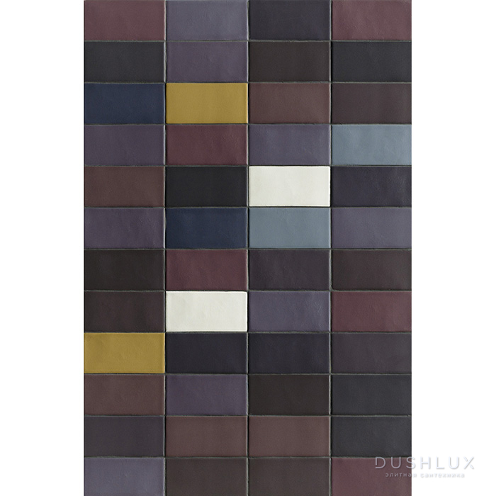 Фото Mutina Lane Керамогранит 7.9x16см, универсальный, глазурованный цвет: poly aubergine