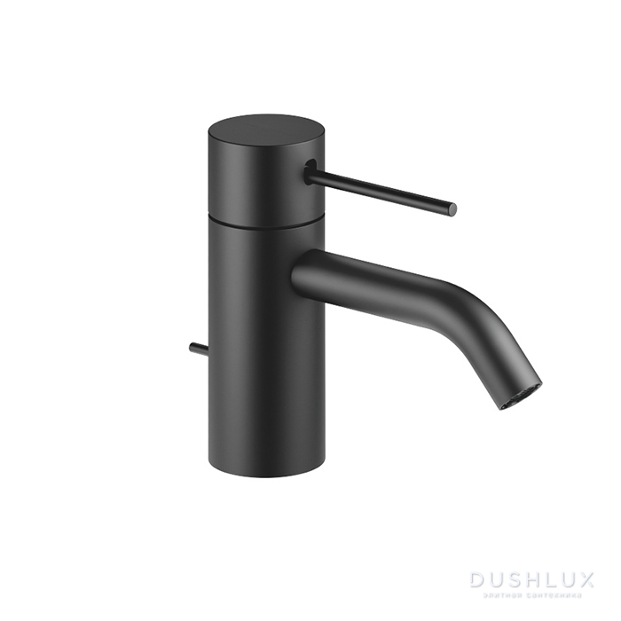 Фото Dornbracht Meta meta slim Смеситель для раковины, на 1 отв., цвет: чёрный матовый