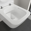 Villeroy&Boch Venticello Унитаз подвесной 37.5x56см, сиденье SlimSeat, микролифт, цвет: альпийский белый