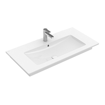 Villeroy & Boch Venticello Раковина для мебели 100х50см., с 1 отв., врезная сверху, цвет: альпийский белый
