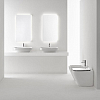 Simas Baden Baden Унитаз приставной безободковый 56х36см, слив универсальный, цвет: белый