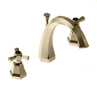 Stella Eccelsa Смеситель для раковины, 3 отв., цвет: nickel PVD