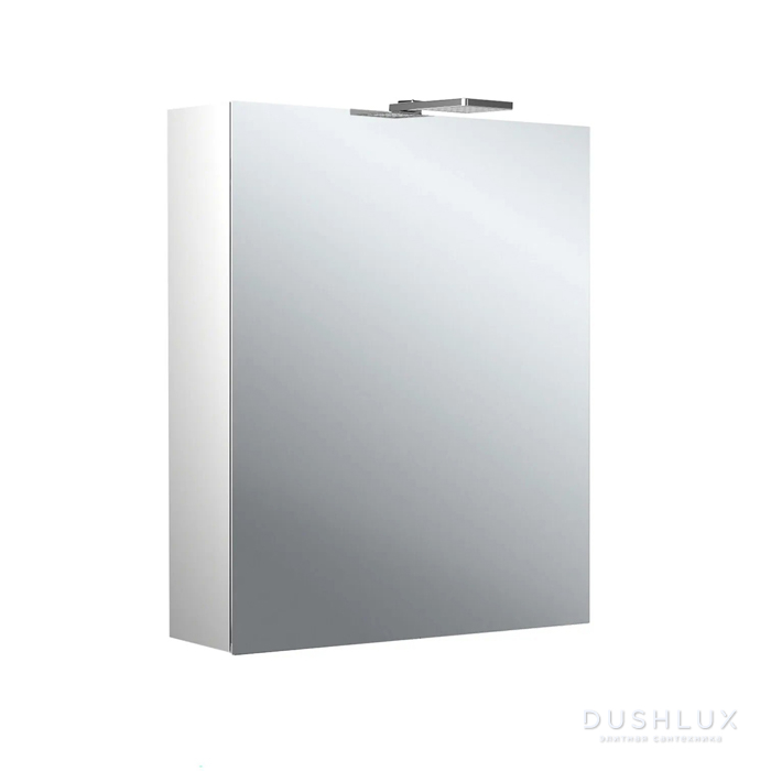 Фото Emco Pure 2 Зеркальный шкаф 60см., с подсветкой-LED, навесная модель, с подсв. для раковины, 1 дверка