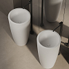Dea Design Pedestal Basin Раковина 50x50x90см., напольная, без отв., Solid Surface, цвет: White №18