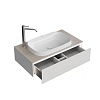 Kerama Marazzi Magica Тумба 88.4х48.5х22см., подвесная, 1 ящик, цвет: утренний серый матовый