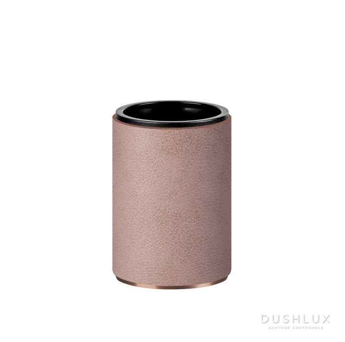 Фото ADJ Стакан для зубных щеток, D7xH10 см., цвет:copper/пепельная роза