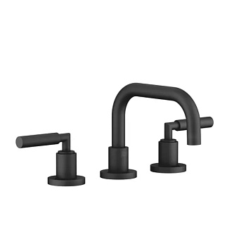 Dornbracht Tara Смеситель для раковины, на 3 отв., с донным клапаном, цвет: черный матовый