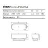 Dea Design Shadow Ванна 170x72x56см., отдельностоящая, Glasstech, прозрачная смола, цвет: brown copper