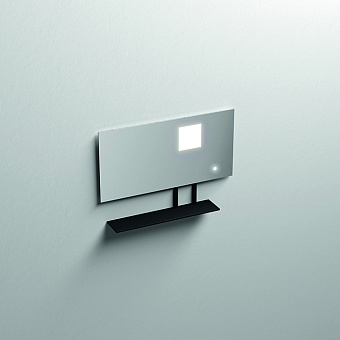 Kerasan Mirrors Зеркало 90x61cм, с черной матовой полкой, с LED подсветкой и сенс выкл.