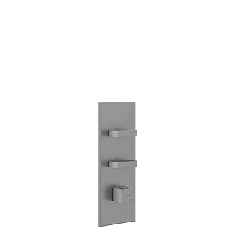 Gessi Rettangolo Встраиваемый термостатический смеситель, подключение на 3/4”, с 2мя независимыми выходами, цвет: хром