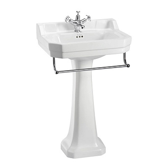Burlington Classic Раковина 56x47 см, 1 отв., цвет: белый
